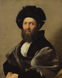 Portrét Baldassare Castiglione (1478-1529) před rokem 1516 (olej na plátně)