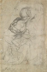 Studie pro dvě klečící ženy, c1500-1520