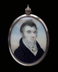 Portrét J. S. Willetta, kolem roku 1810 (akvarel na slonovině)