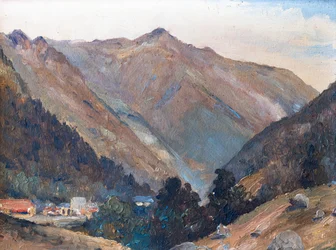 Horská krajina (Pyreneje)