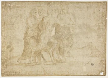 Faun a nymfy