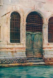 A Renaissance Doorway, Benátky, c1903