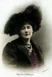 Lily Hanbury 1874-1908, anglická herečka, začátek 20. století.