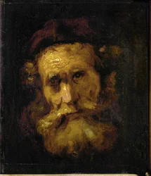 Rabín (olej na plátně)