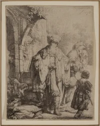Abraham vyhání Hagar a Izmaela