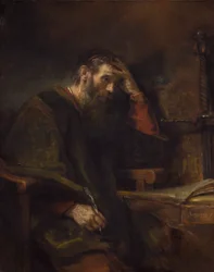 Apoštol Pavel, kolem roku 1657 (olej na plátně)