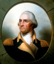 George Washington 1732-99, první prezident Spojených států 1789-97.