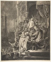 Kristus před Pilátem: Velká deska, 1636.