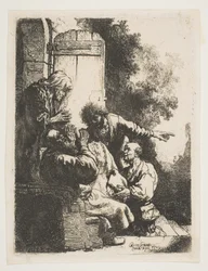 Josephův kabát přinesený Jacobovi, ca. 1633.