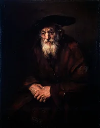 Portrét starého Žida, 1654.