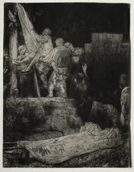 Sestup z kříže světlem pochodně, 1654.