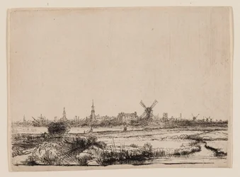 Pohled na Amsterdam z Kadijku