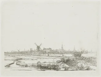 Pohled na Amsterdam z Kadijku