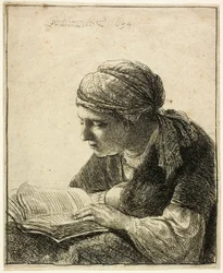 Žena čtení