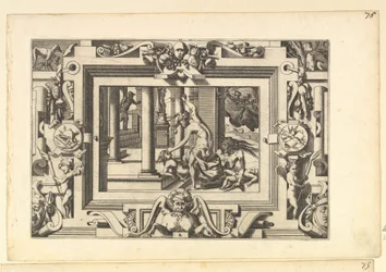 Médeia zabíjí své dvě děti s Iásonem. Pro koho Absyrtos prolil svou krev, činí to, co z s..., 1563.