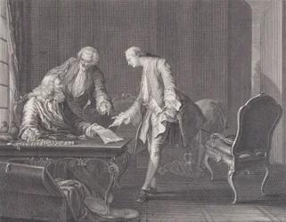 Marnotratný syn dožadující se svého dědictví, ca. 1751.