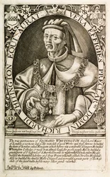 Dick Whittington, starosta Londýna (rytina)