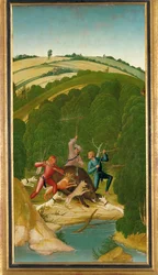 Boarhunt. Deska z oltáře svatého Leopolda (tempera na dřevě)