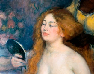 Toaleta, detail. Obraz od Ricarda Canals i Llambi (1876-1931)