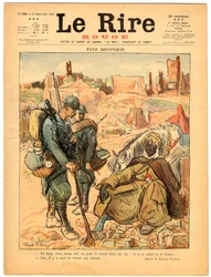 Obálka „“The Red Laughter“, Satirical in Colors