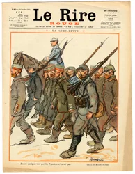 Obálka „“The Red Laughter“, Satirical in Colors