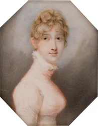 Portrét Henrietty Anny Marie Charlette Bridgeman Simpson, později paní Charles Pelham, hraběnka z Yarborough († 1813), kolem 1762-1813 (olej na plátně)