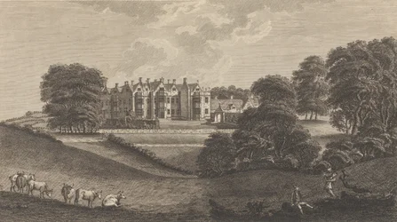 Somerhill, poblíž Tunbridge, v hrabství Kent, od Edwarda Hasteda, The History and..., 1777-90.
