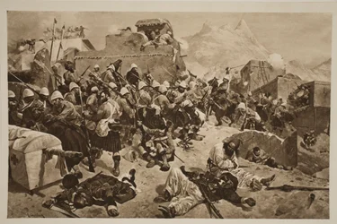 Candahar: The 92nd Highlanders and the 2nd Gurkhas Storming Gaudi Mullah Sahibdad, from 