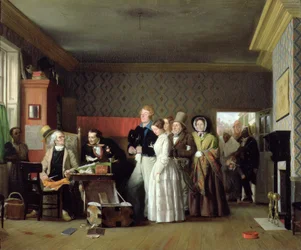 Svatba námořníka, 1852 (olej na látce)