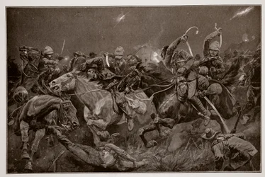 Noční útok 19. husarů u Lydenbergu 7. listopadu 1900