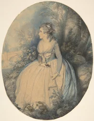 Paní Robinson jako Perdita, ca. 1779.