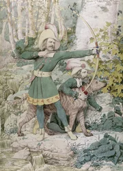 Skica Robina Hooda, 1852