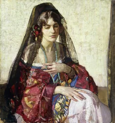 Mantilla černá