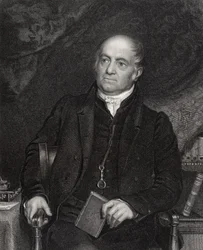 Olinthus Gilbert Gregory, vyrytý H. Robinsonem, z 