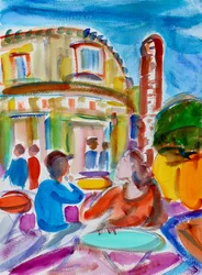 Kavárna v Castro, San Francisco, 2018