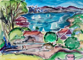 San Francisco Bay z Tiburonu, 2018