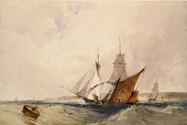 Odesílání z pobřeží Kentu, c1820