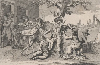 Va de Bon Coeur, věnováno Milordům anglické admirality členem amerického kongresu..., 1778.