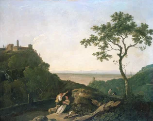 Pohled na Tivoli, c1765-1770.