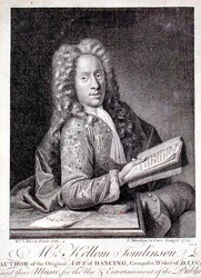 Portrét Kelloma Tomlinsona (asi 1690-asi 1753) vyrytý Francoisem Morellonem la Cave (fl.1731-54) 1754 (rytina)