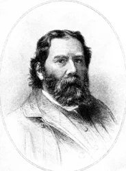 James Russell Lowell, humorný básník, 1923.