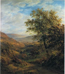 Letní krajina (barevné lito)