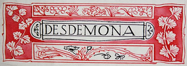 Desdemona ze Shakespearových hrdinek od Anny Murphy Jamesonové