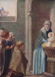Klanění tří králů, konec 19. století, 1912