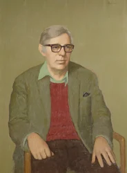 Laurie Lee (1914-97) cca 1970 (olej na plátně)