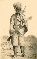 Peter Williamson, pozoruhodný svým zajetím a utrpením, 1821.