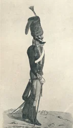 George Augustus Quentin Důstojník 10., neboli princ z Walesu husarů, vzat ze života,