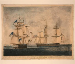 HMS Shannon zajme USS Chesapeake, 1. června 1813, 1813