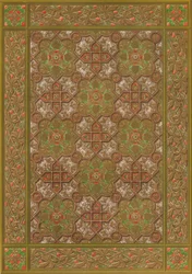 Reliéfní kožený panel od Habenichta, Vídeň, 1863.