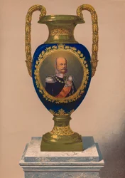 Porcelánová váza, 1863.